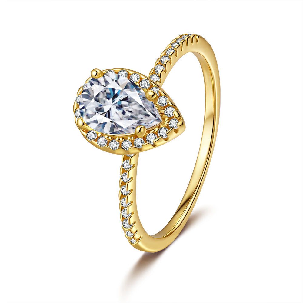 PEARLUXE' MOISSANITE RING – shopkyrajewels