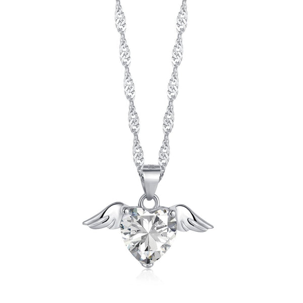 'LOVE MY ANGEL' STERLING SILVER NECKLACE