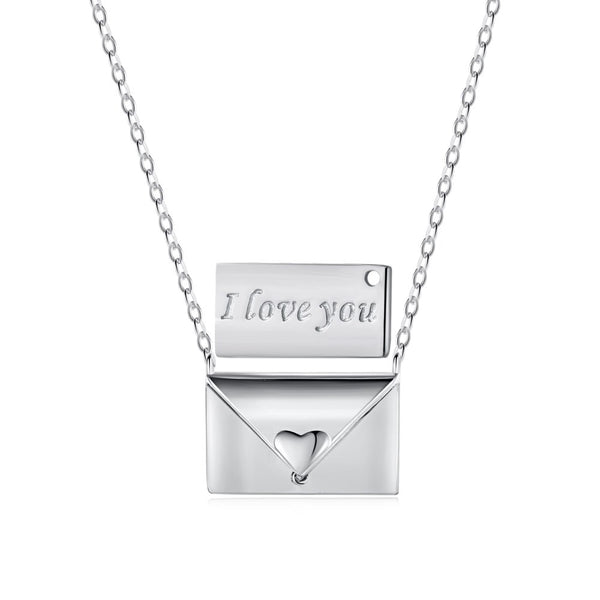 'I LOVE YOU' STERLING SILVER NECKLACE