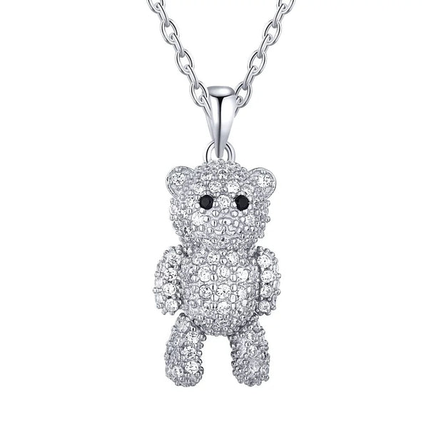 'TINY BEARY' STERLING SILVER NECKLACE