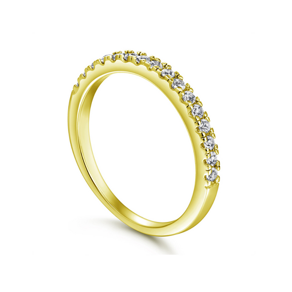 'HALF ETERNITY' RING -GOLD