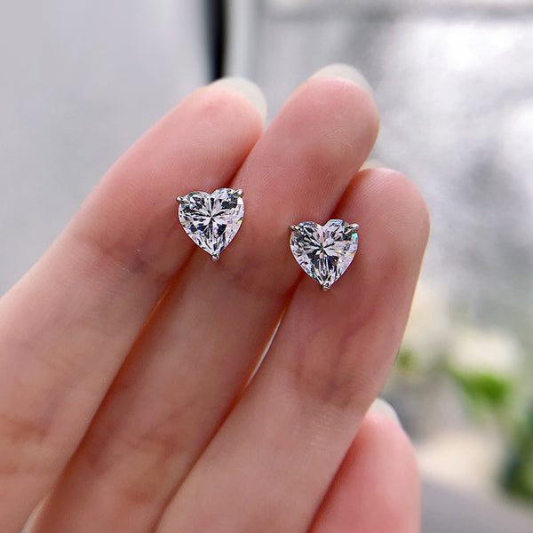 'BABY HEART' STERLING SILVER STUDS
