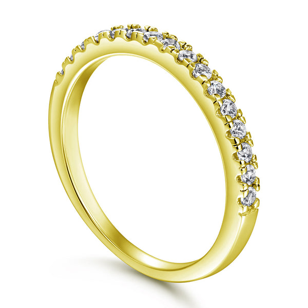 'HALF ETERNITY' RING -GOLD