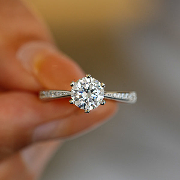 'LITTLE ME' MOISSANITE RING