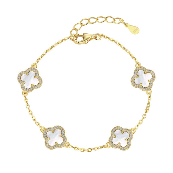 'ENCHANTED CLOVER' BRACELET-GOLD