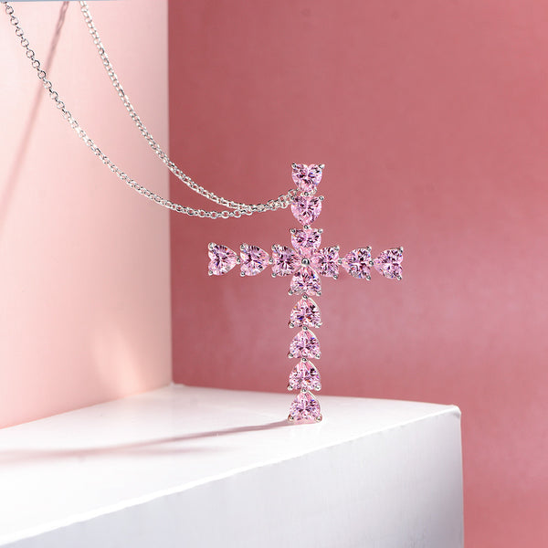 'CROSS MY HEART' NECKLACE