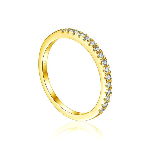 'HALF ETERNITY' RING -GOLD