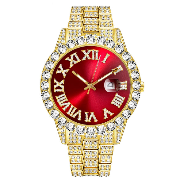 ICY GIRL WATCH | GOLD/RED