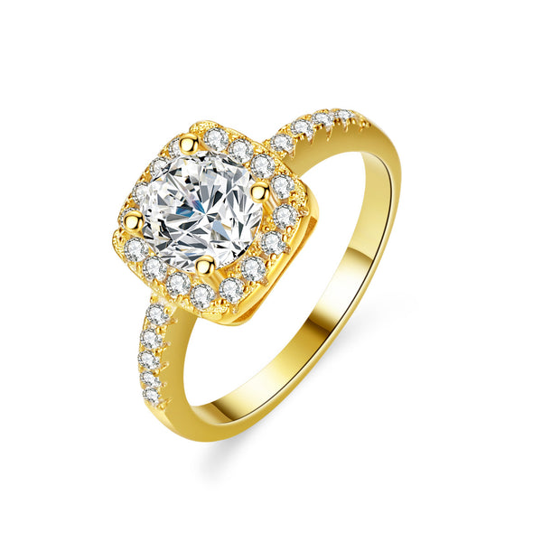 'WIFE GOALS' MOISSANITE RING - GOLD