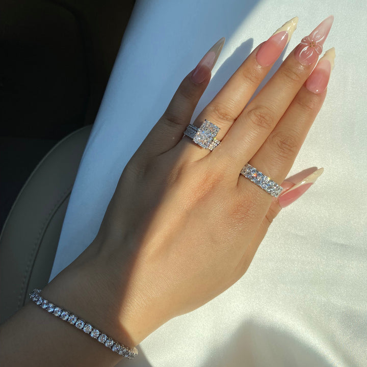 Marry Me Rings 'MARRY ME' WEDDING RING SET – shopkyrajewels
