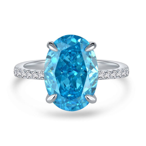 'FOREVER YOURS' STERLING SILVER RING | BLUE
