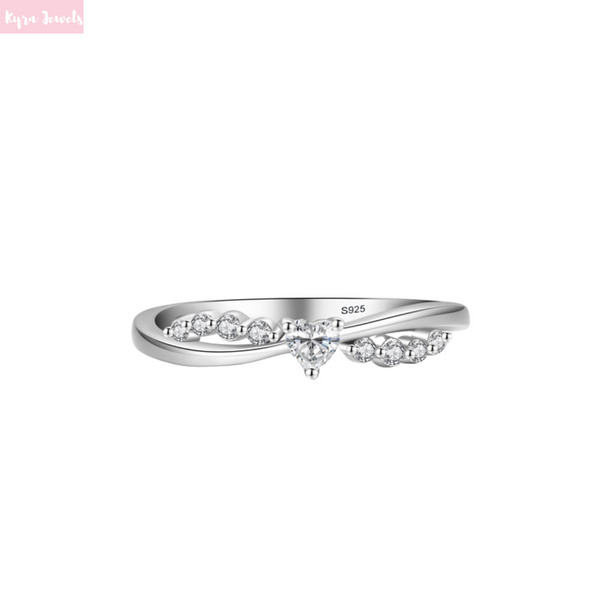'SOULMATE' STERLING SILVER PROMISE RING