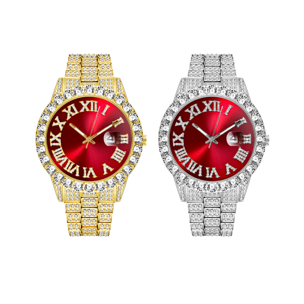 ICY GIRL WATCH | GOLD/RED